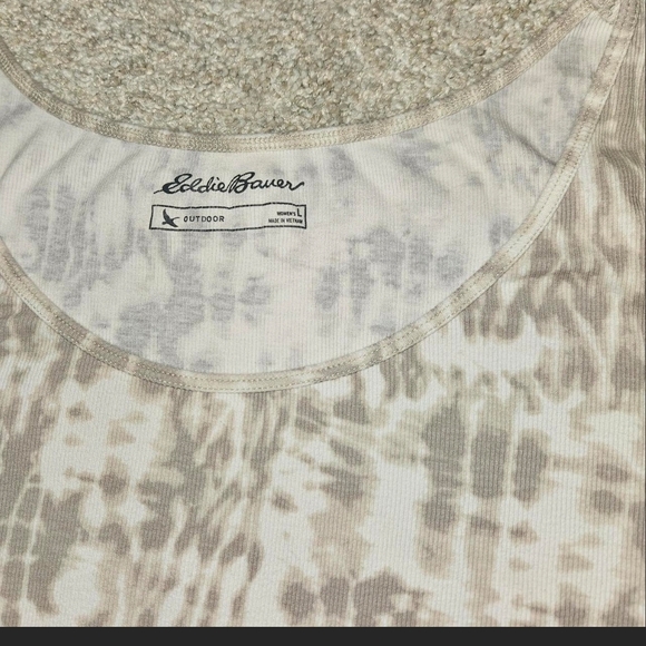 Eddie Bauer Beige and Cream Tank Top - Picture 1 of 3